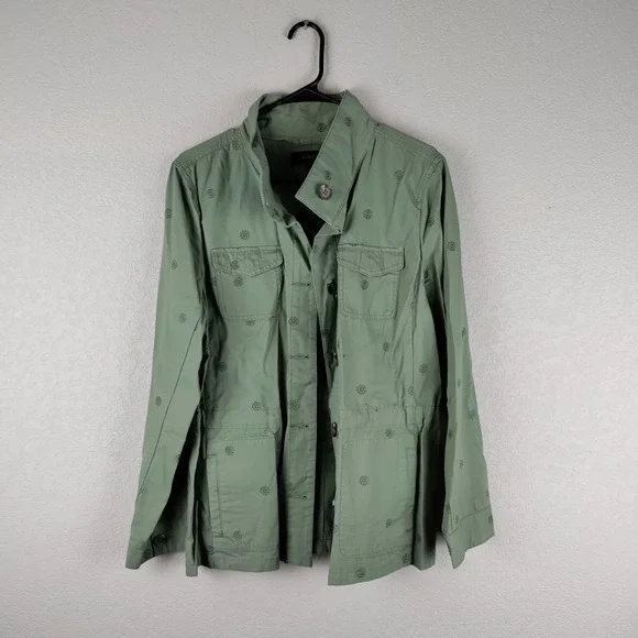 Talbots olive green cargo / utility jacket - Picture 1 of 4